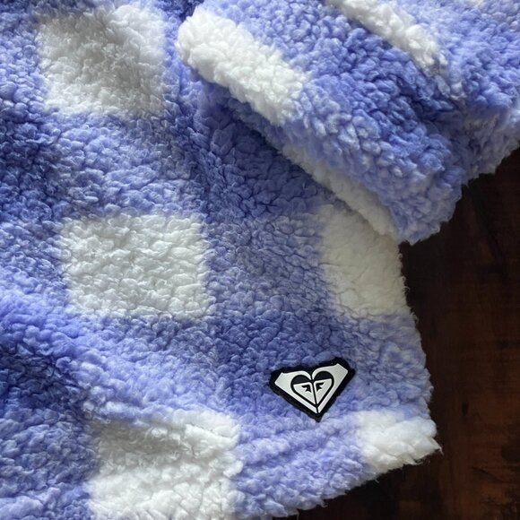 Roxy Youth Fleece Shirt Jacket - M (10/12) - Picture 3 of 4